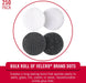 Dots with Adhesive, 1/2 in, White & Black Assorted, 250 Sets