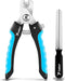 Dog Nail Clippers and Trimmer with Safety Guard to Avoid Over-Cutting Toe Nails, Professional Grooming Pet Nail Clipper 