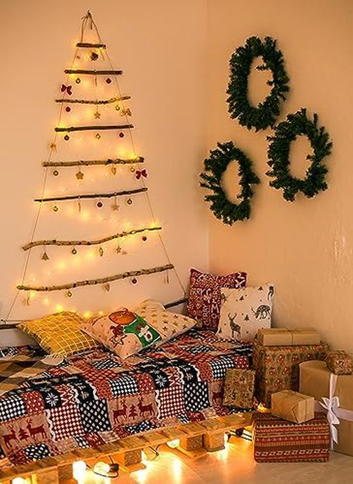 12 Pack 7ft Battery Operated LED Fairy Lights for Xmas Decoration