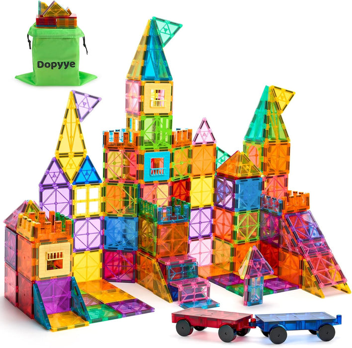 100 PCS Magnetic Building Tiles, Magnetic Block for Kids