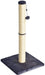 Cat Scratching Post for Indoor Cats & Kittens, Medium (31.5"H), Cat Furniture with Dangling Ball Toy, Grey