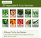 Survival Seed Vault Kit, Vegetable Seeds for Planting