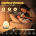 Egg Light for Nursery,10 Colors&Stepless Dimming Baby Night Light