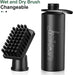 Pro Golf Club Brush Cleaner with Retainer Clip and Squeeze Water Bottle 7.5 Inches Holds 4 Ounces of Water, Essentials Golf Accessories for Men, Best Golf Gifts for Men
