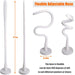 Front Load Washer Door Prop and Stopper - Magnetic Washing Machine Door Holder with 2.6-Inch Magnet Base, Removable Wash