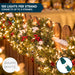 Clear Christmas String Lights Indoor,100 Count Mini White Fairy Light Outdoor,19.4 FT Decor for Patio Dorm Classroom Bed