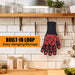 BBQ Gloves, 1472°F Heat Resistant with Silicone Grip Oven Mitts