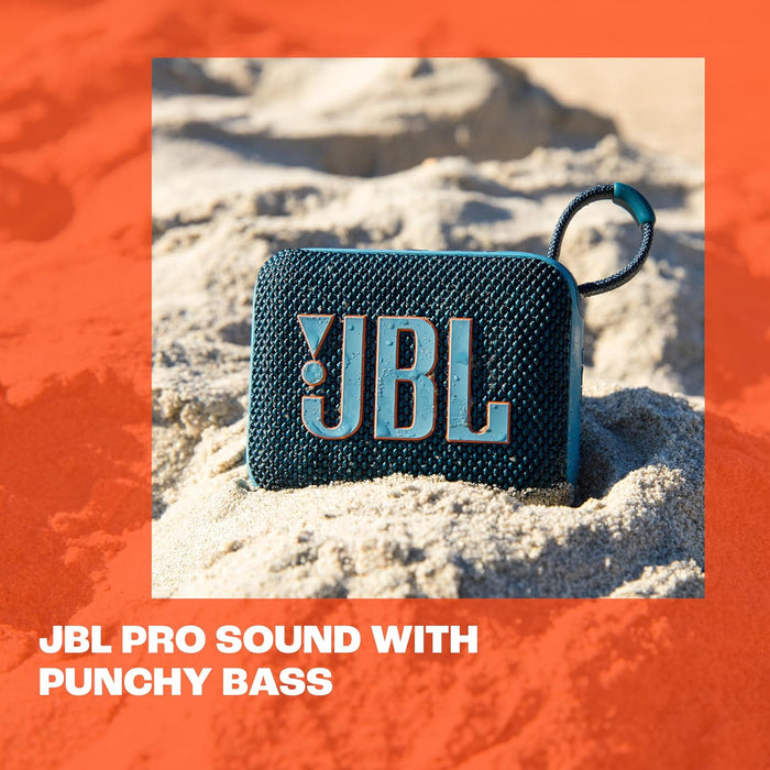 Go 4 - Ultra-Portable, Waterproof and Dustproof Bluetooth Speaker, Big Pro Sound with Punchy bass, 7-Hour Built-in Batte