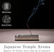Kyoto Sandalwood Incense Sticks - Japanese Temple Aroma, Ideal for Relaxation & Meditation, Approx. 60 Sticks (0.044 Pounds) - Premium Quality Incense for Spiritual & Home Use Nagomikobo
