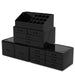 Makeup Cosmetic Organizer Storage Drawers Display Boxes Case with 12 Drawers (Black)