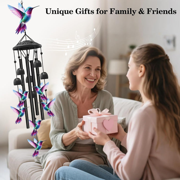 Hummingbird Wind Chimes for Outside,Yard Decor,Hummingbird Gifts for Women