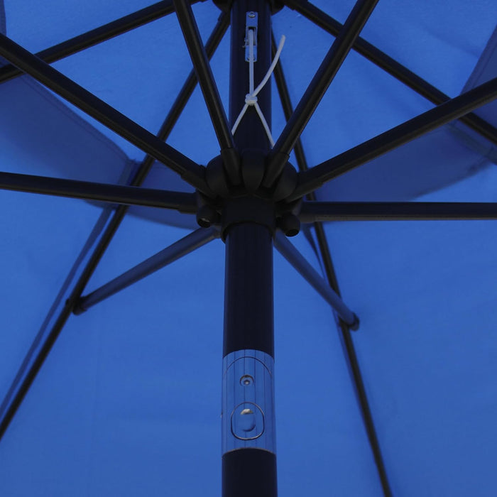 9' Outdoor Patio Umbrella, Outdoor Table Umbrella, Yard Umbrella, Market Umbrella with 8 Sturdy Ribs, Push Button Tilt a