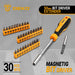62-Piece Household Tool Set：Small Basic Home Tool Kit with Plastic Toolbox, Hand Tools with Storage Case