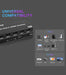 HDMI Switch 3 in 1 Out: 4K@30Hz Ultra HD HDMI Selector with Remote Control, High-Speed 10.2Gbps Transmission, Compatible with PS5, Xbox, Blu-ray, PC, and TV – Plug and Play