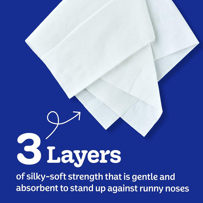 Ultra Soft Facial Tissues, 8 Cube Boxes, 80 Tissues per Box