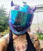 MagNeatOhz Small Devil Horns for Helmet | Made in USA | Magnetic & Interchangeable Horns for Motorcycle, Bike & Ski Helmets - Pair
