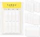 280 Pcs White Sticky Index Tabs for Notebook