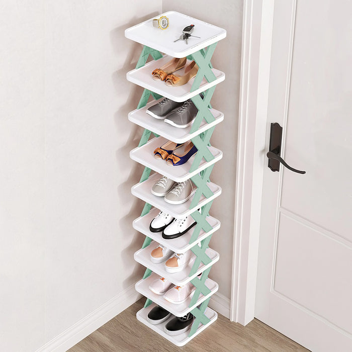 9-Tier Slim Entryway Shoe Rack