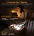 2026 Gen 2 Rechargeable Book Light,2-in-1 Reading Light & Flashlight