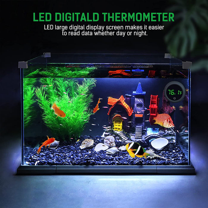 Aquarium Thermometer Digital, Highly Accurate Fish Tank Thermometer