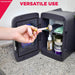 Frigidaire Gaming Light Up Mini Beverage Refrigerator, 6 can, 4 liters, Cooler with large see through door and LED light