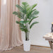 Palm Tree 6FT Artificial, 72in Tall Faux Palm Tree with 15.7 White Planter, Fake Potted Tree for Indoor & Outdoor Home O