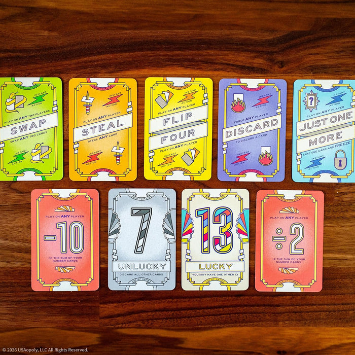 Flip 7: with a Vengeance, Addictive Press Your Luck Game, New Special Action Cards & Negative Modifiers, Sequel to the C