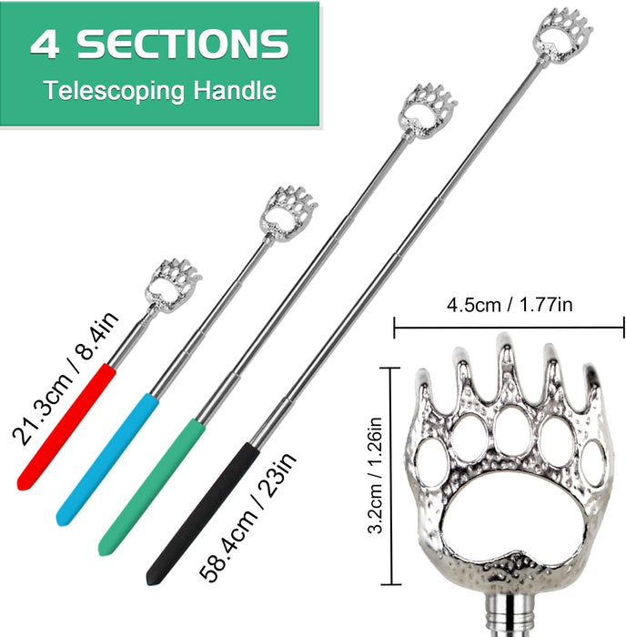 6 Pack Back Scratcher, Stocking Stuffers for Men Women Adults