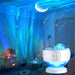LED Aurora Star Galaxy Projector Sound Machine NightLight Bluetooth Speaker