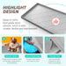 Waterproof Under Sink Mat 34" x 22", Silicone Mat Kitchen liner