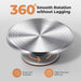 12" Aluminum Cake Turntable Set, Rotating Cake Stand for Decorating