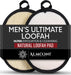 Loofah Sponge Body Scrubber for Men, Black, 2 Count