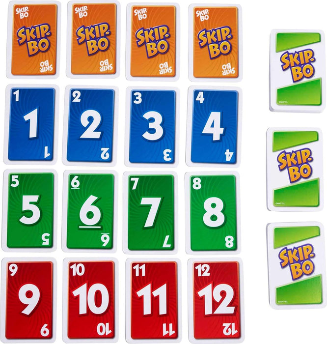 Skip-Bo Card Game in Storage Tin, for 2-6 Players