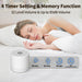 Sound Machine Mini White Noise Machine with 30 Soothing Sounds 4 Timers Memory Function for Newborn Baby Kids Adults Portable Rechargeable Sleep Brown Noise Machine for Travel Camping Home Office