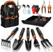 Gardening Tools, 12 Pcs Garden Tool Set for Planting & Weeding