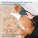 Skin Friendly Self-Cleaning Slicker Brush for Dogs & Cats, Gentle Pet Grooming Tool for Shedding & Deshedding, Efficient Hair Remover for Long & Short Haired Pets