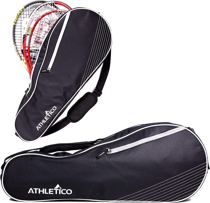 Tennis, Racquetball & Pickleball Racket Bag — Black