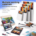 Acrylic Paint Set with Tabletop Easel and Canvas for Kids, Adults