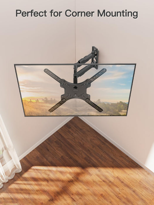 Full Motion TV Wall Mount for 26-60" TVs, Max VESA 400x400, 77 lbs.