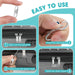 8 Pcs Anti-Theft Small Carabiner Clip, Double Opening Zipper Pull Replacement, Elegant Zinc Alloy Zipper Clips for Backp