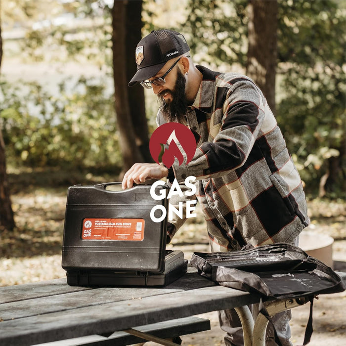 GS-3400P Propane or Butane Stove Dual Fuel Stove Portable Camping Stove - Patented - with Carrying Case Great for Emerge