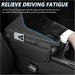 Upgraded Car Center Console Cover,Microfiber Leather Car Armrest Cover Cushion with 2 Storage Bags,Universal Car Armrest