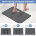 Stone Bath Mat, Diatomaceous Earth Bath Mat, Shower Mat Grey