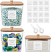 3 Pack Laundry Pod Containers and Dryer Sheet Holder, Laundry Room Organization Storage Containers with Lids and Labels 