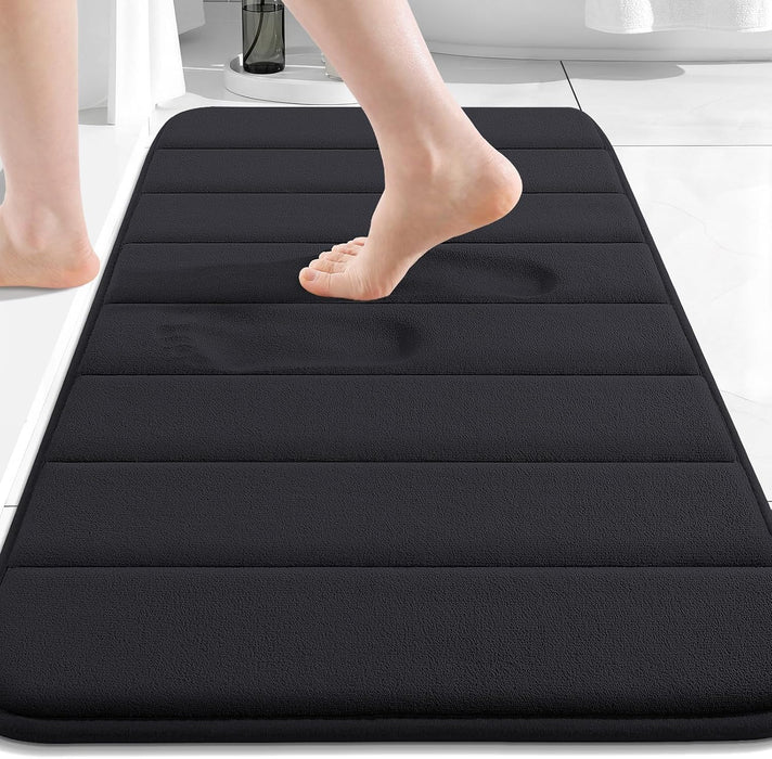 Memory Foam Bath Mat 30 x 20, Ultra Soft Absorbent Bathroom Rugs
