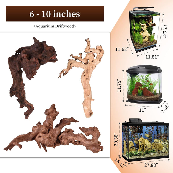 Natural Driftwood for Aquarium Decor Fish Tank Decor Reptile Decor