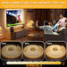 COB LED Strip Lights 5V USB Powered Dotless Super Bright Dimmable LED Lights 3000K Warm White 6.56ft TV Backlights,Flexible 3M Adhesive Under Cabinet Light for Bedroom,Kitchen,Shelf Lighting