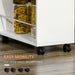 Three-Tier Slim Rolling Utility Cart