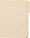 Sturdy File Folders with Reinforced Tabs for Filing and Organization, 1/3-Cut Tab, Assorted Positions, Letter Size, 8.5x11 inches, Manila, 100-Pack