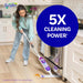 Powermop Multi-Surface Mop Kit for Floor Cleaning, Includes Powermop, 2 Mopping Pad Refills, 1 Cleaning Solution with Fresh Scent and 2 Batteries
